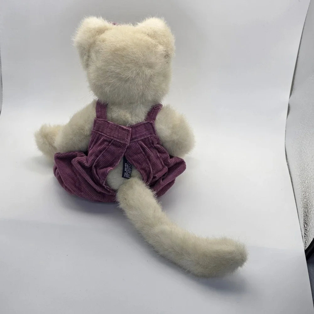 Boyds Bears Collection‎ Purple Corduroy Overalls 12